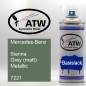 Preview: Mercedes-Benz, Sienna Grey (matt) Metallic, 7221: 400ml Sprühdose, von ATW Autoteile West.
